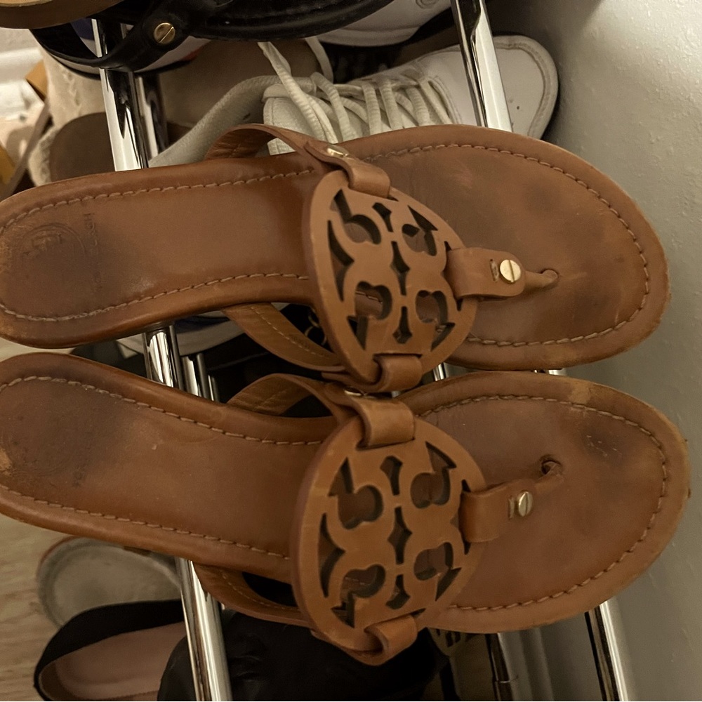Tory Burch Miller sandals Vintage Vachetta